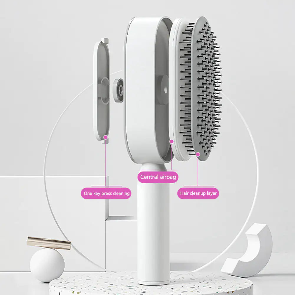 Women’s 3D Hair Growth Self-Cleaning Hair Brush